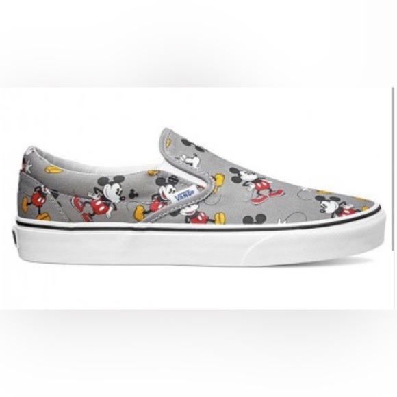 Disney x Vans | Classic Slip Ons Mickey Mouse Size 8.5 Men/10 Women NIB - Picture 1 of 10